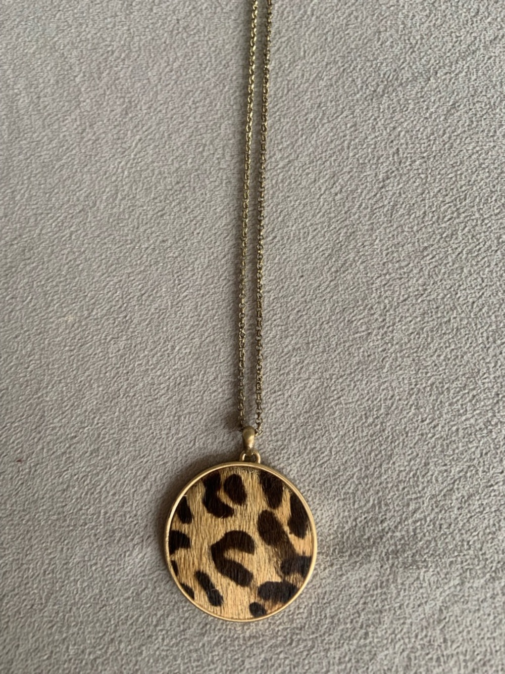 Silpada Gold-Tone Leopard Print Pendant Necklace - Women Jewelry